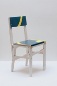 Matt Calderwood, For Sale Chair (Foxtons), 2018, Wood and plastic coated card